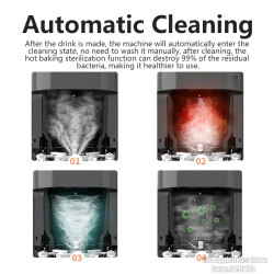Máquina para hacer leche de soya JOYOUNG K2S: Licuado a 43000 RPM, Limpieza automática